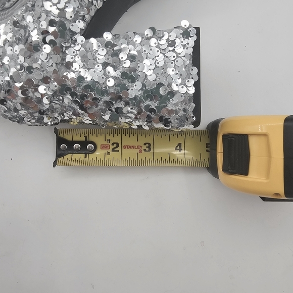 Abound Steffie Silver Sequin Platform Booties Women's Size 6.5 NWOT - Picture 8 of 10